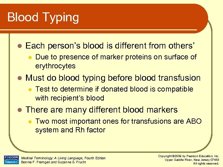 Medical Terminology A Living Language Chapter 6 Blood