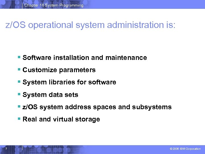 Introduction to z OS Basics Chapter 16 Topics in