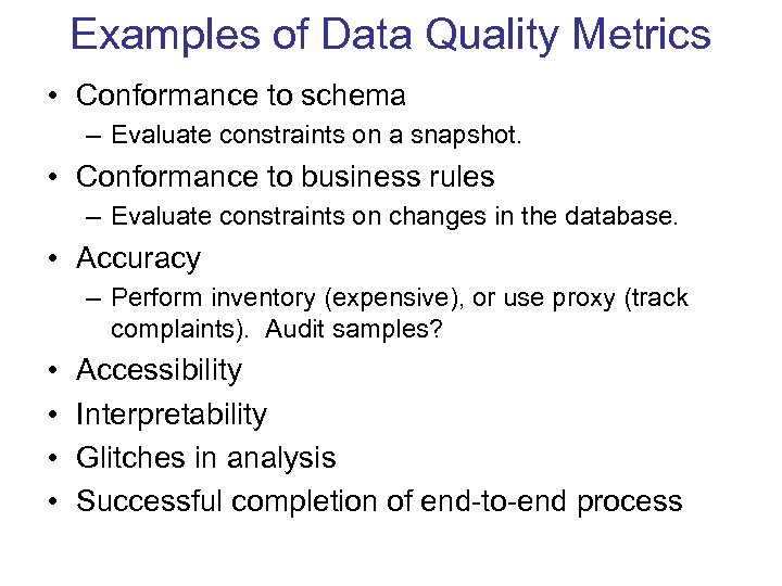 Data Quality and Data Cleaning An Overview Theodore