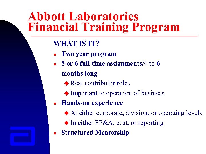 Abbott Ireland Graduate Programme Department of further and higher