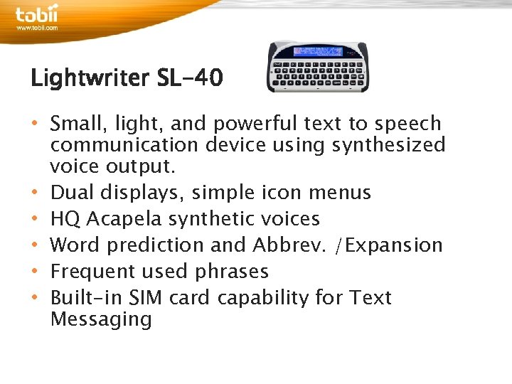 Tobii ATI AAC Product Range Celebrating Communication Dan