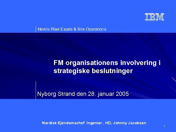Nordic Real Estate Site Operations FM organisationens