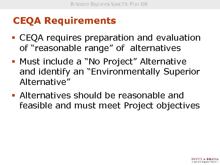 Brisbane Baylands Specific Plan EIR Community Visioning