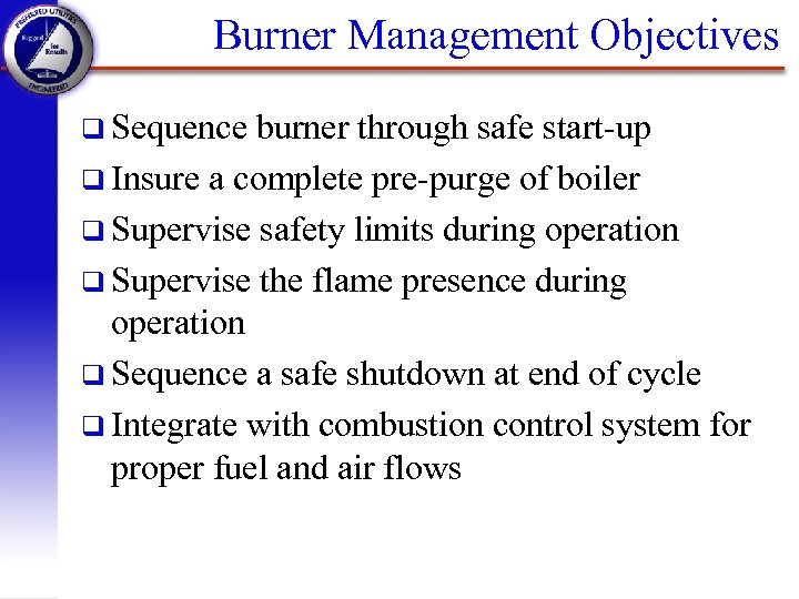 Preferred Utilities Manufacturing Corp Burner Management Systems A