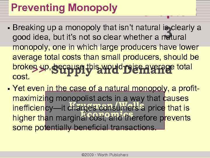 chapter 14 Monopoly Krugman Wells Economics 2009