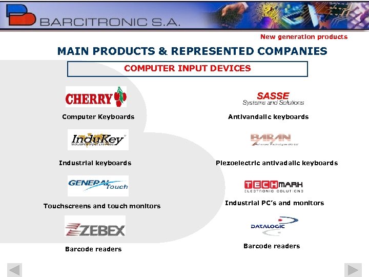 New generation products LOCATION C Provença 362 08037