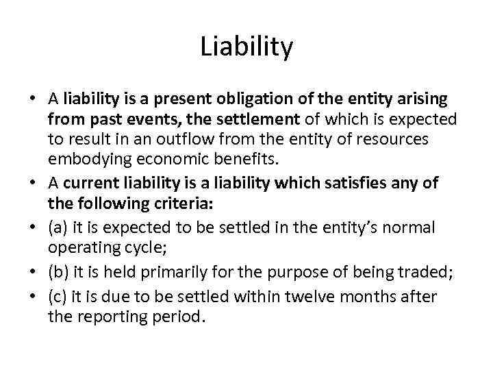 Financial accounting and auditing Lecture 10 Current liabilities