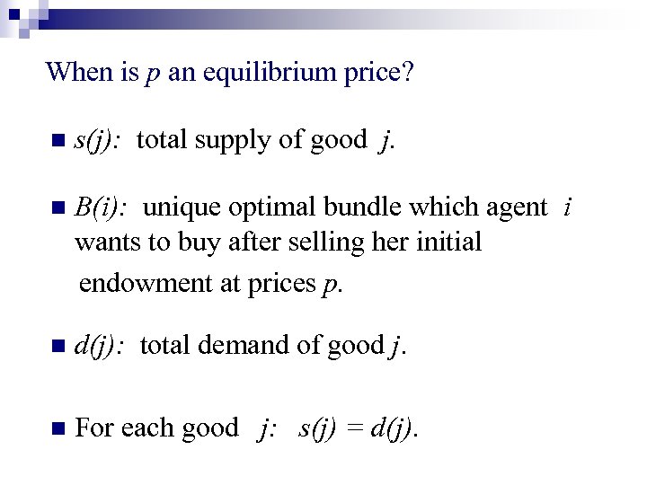 Market Equilibrium and Algorithmic Game Theory Pricing of