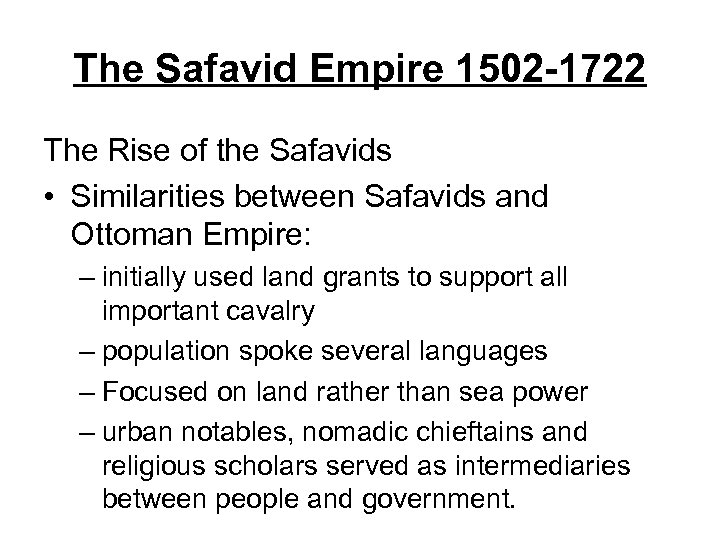 Ottoman Empire Ottoman Empire Political Military