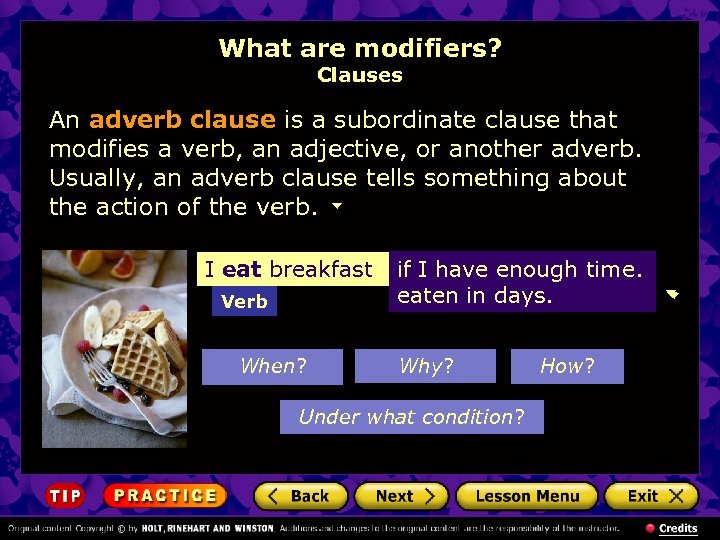 Understanding Modifiers What are modifiers Adjectives and adverbs