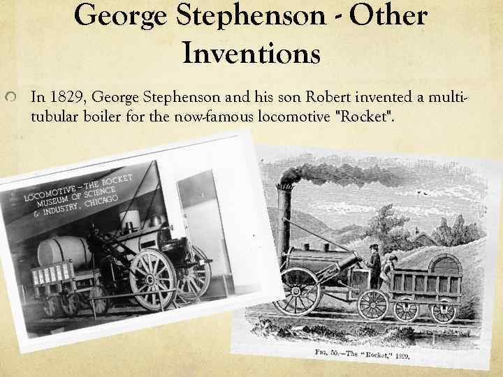 Stephenson a pioneering railway engineer and inventor
