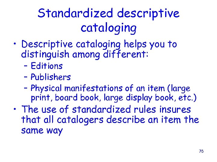 Basic Copy Cataloging Books Prepared by Fields