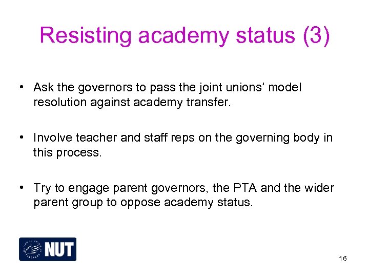 Academy status for schools — What does it