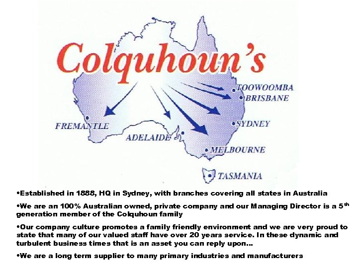 Colquhoun s Adelaide Bag Co Established