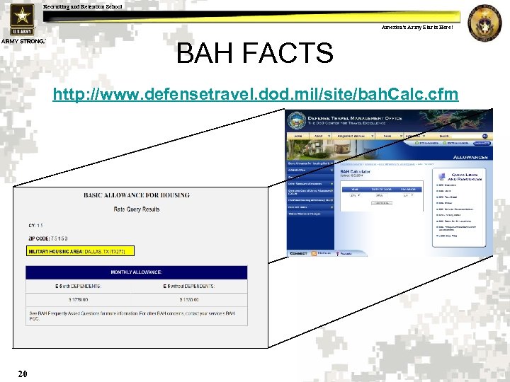 Recruiting and Retention School America s Army Starts Here