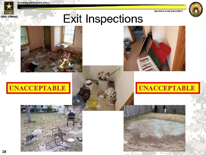 Recruiting and Retention School America s Army Starts Here