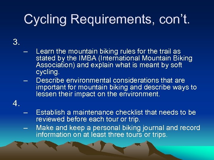 Intro to Mountain Biking Robert Murphy Missy Goebel