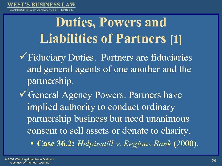 Chapter 36 Partnerships and Special Business Forms