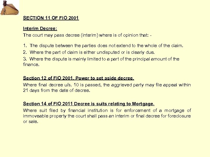 FORECLOSURE IN HOUSING FINANCE AND LEGAL DOCUMENTATION