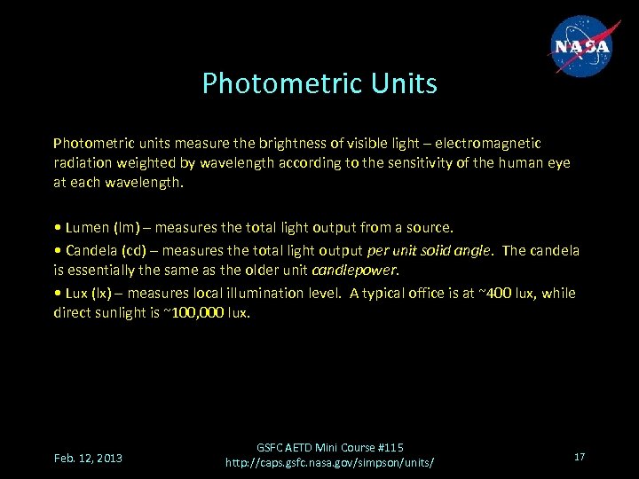 Units of Measurement Dr David G Simpson Science