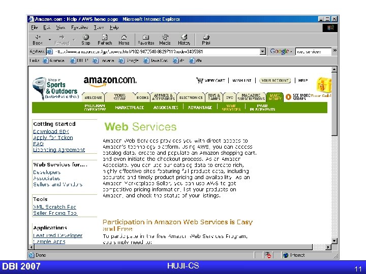Applications of XML Web Services RSS