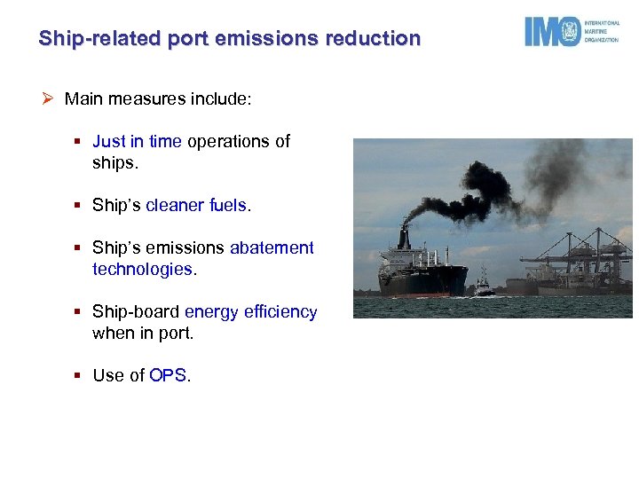 Module 5 ShipPort Interface and Energy Efficiency IMO