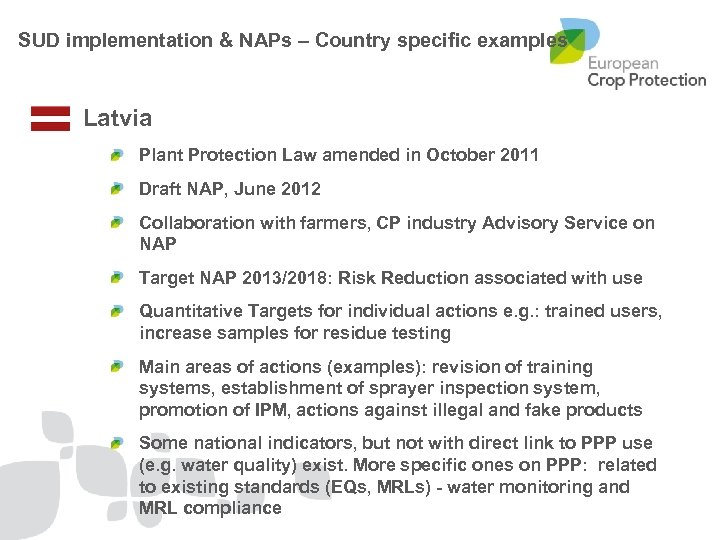 SUD Implementation in the EU Member States Madrid
