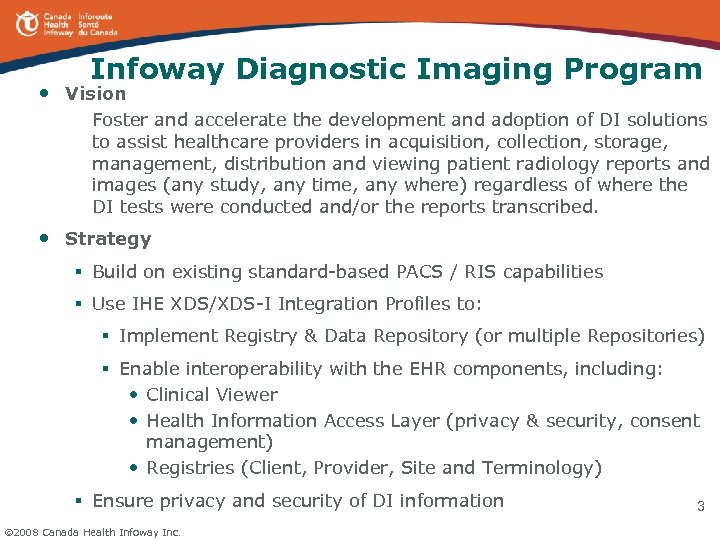 UPDATE Adoption of standards to share diagnostic imaging