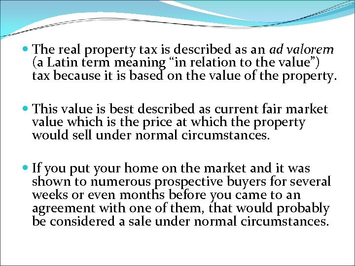 Understanding The Real Property Tax System Your