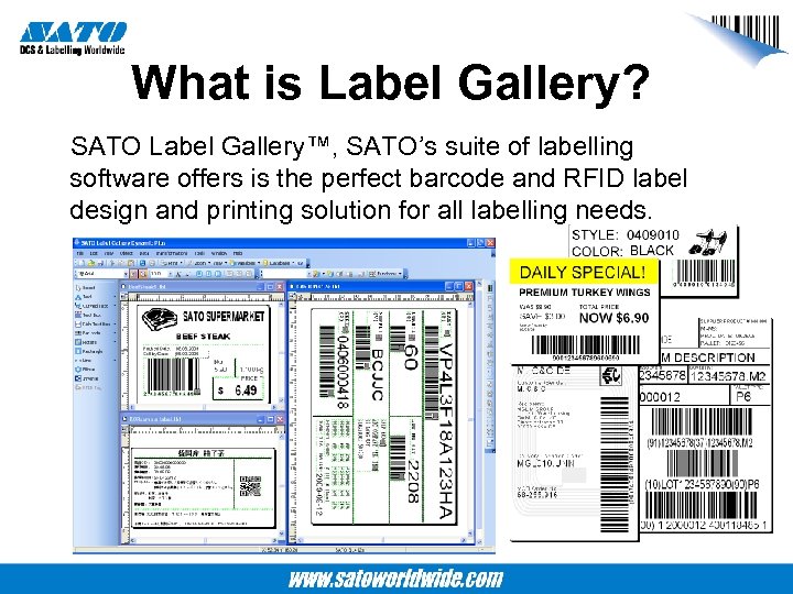 SATO Label Gallery Standard Series Overview