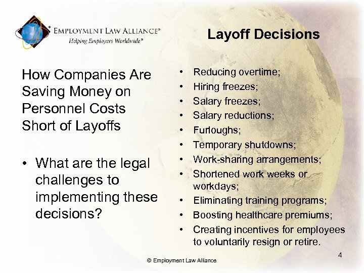Making Tough Personnel Decisions in a Global Recession