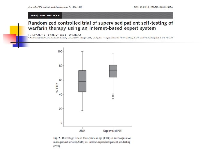 Anticoagulant therapies how do they work Mary Byrne