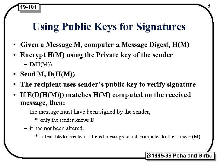 1 19 101 Cryptography Basic Concepts