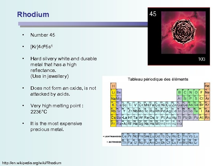 Rhodium I Chemistry Sébastien Goudreau Rhodium I Literature meeting
