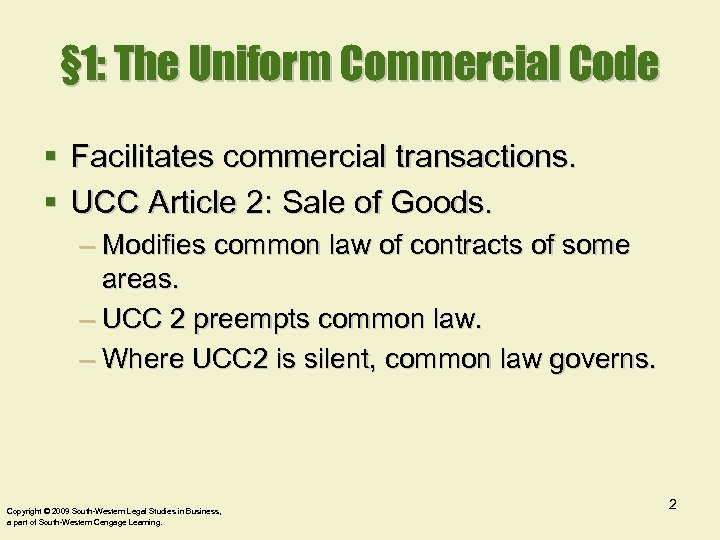 BUSINESS LAW Alternate Edition 11 th Ed Jentz