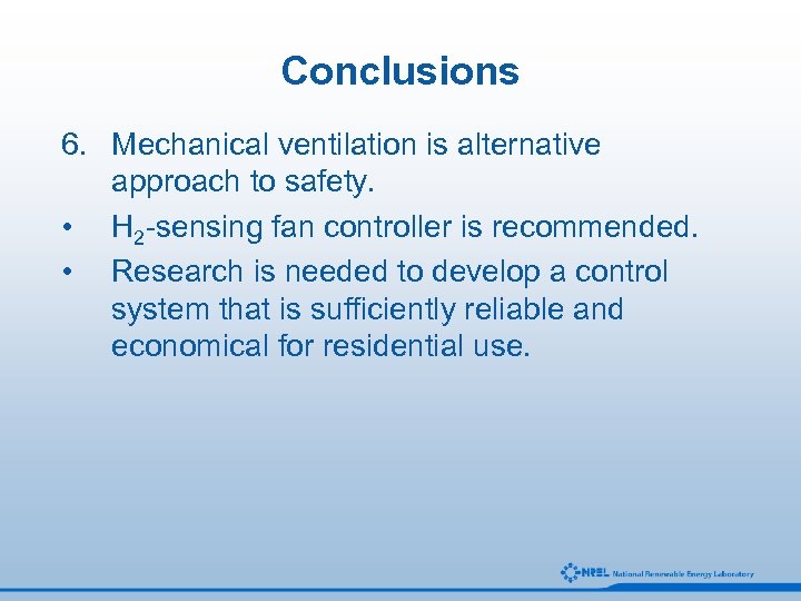 Analysis of BuoyancyDriven Ventilation of Hydrogen from Buildings