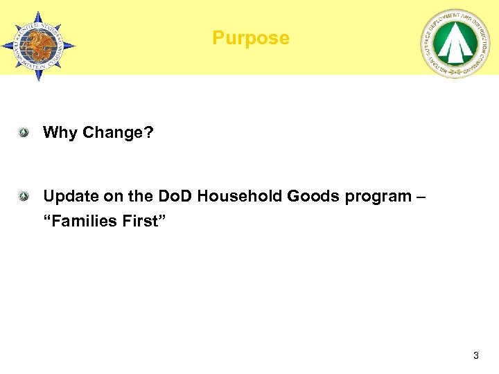 SURFACE DEPLOYMENT AND DISTRIBUTION COMMAND The FAMILIES FIRST