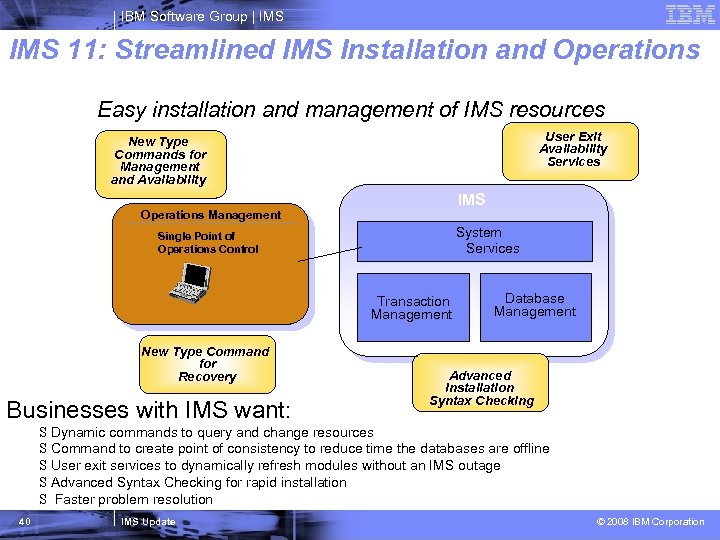 IBM Software Group IMS An Update Barbara