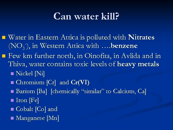 Why water pollution should be No 1 environmental