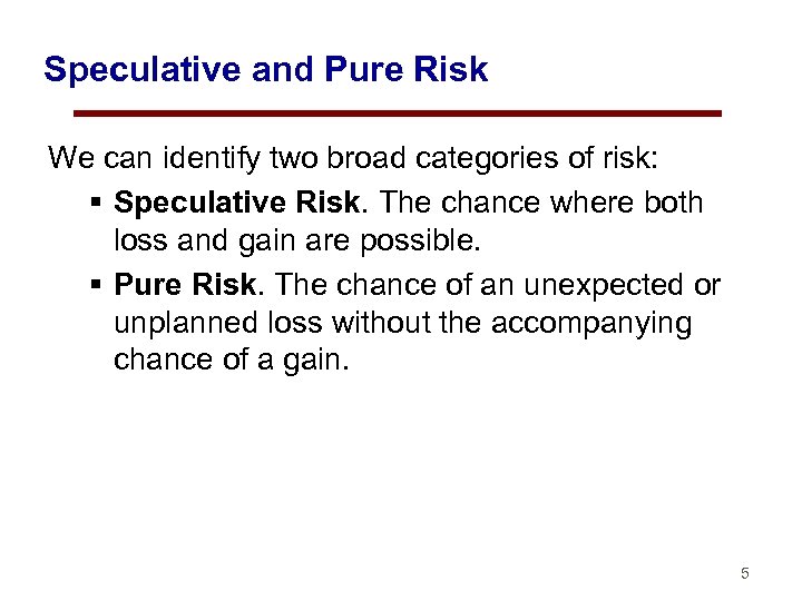 Presentation RK1 Principles of Insurance and Underwriting 1