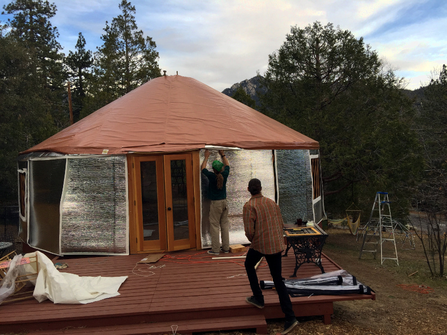 Yurt Insulation and Heating Present and Positive