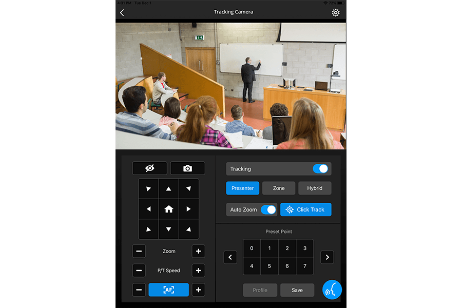 PTZ Control Panel ValueAdded Software AVer Global