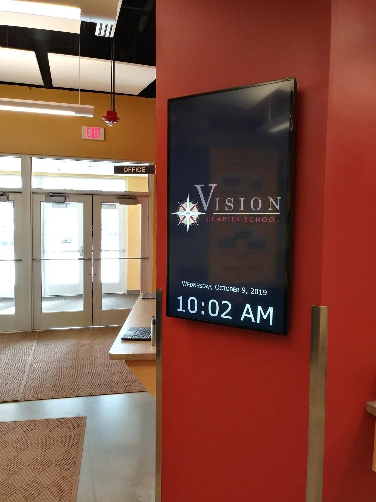 School Digital Signage Vision Charter School • PresentationPoint