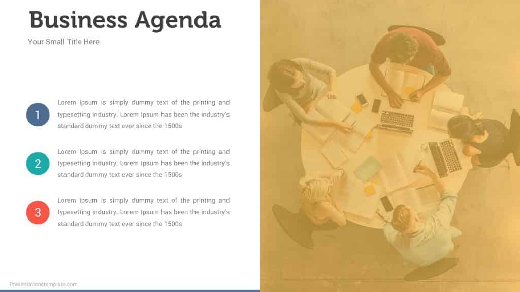 Agenda Slides Presentations Template