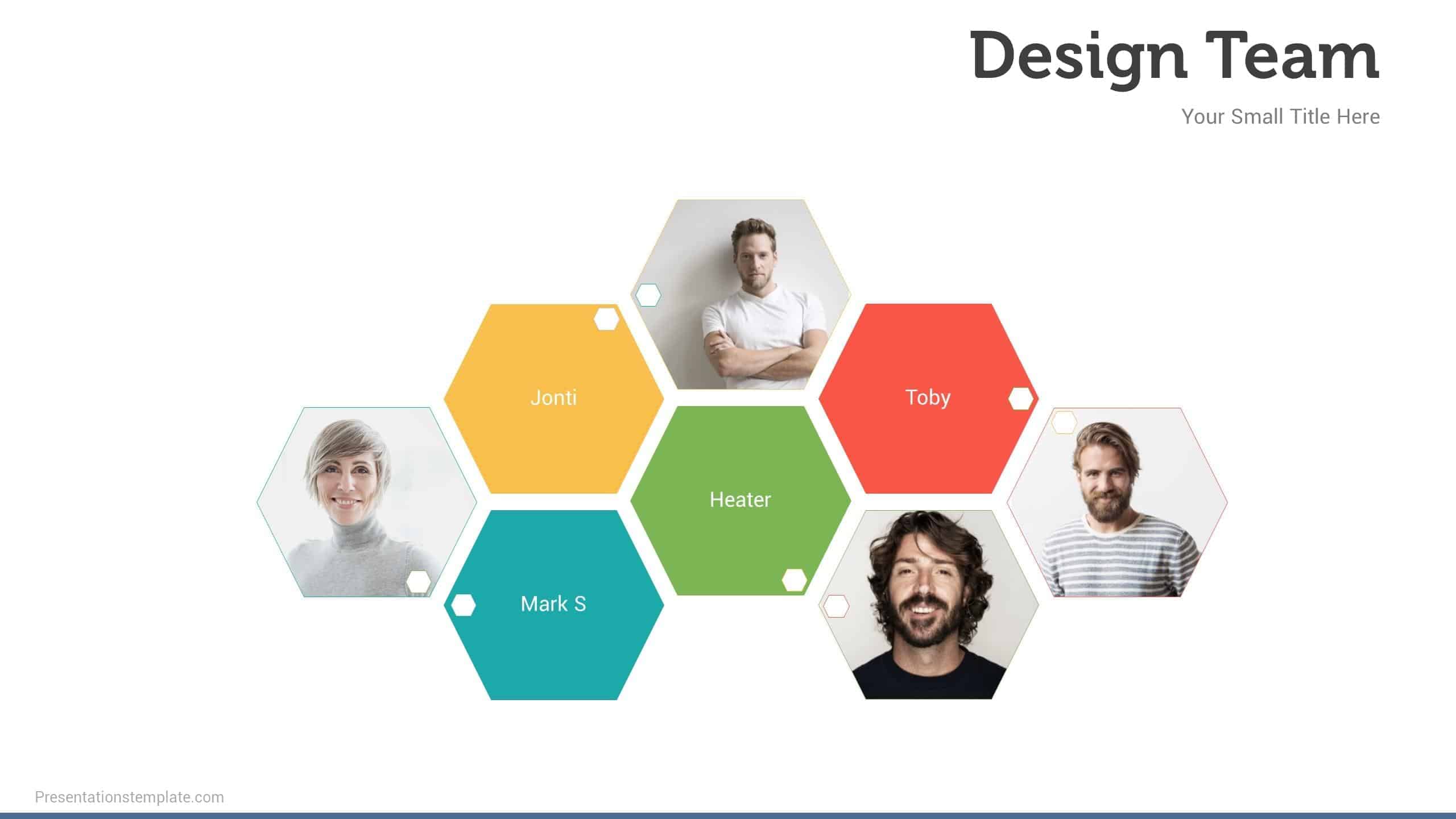 Our Team Slide Presentations Template