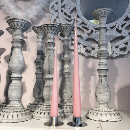 PresentProffsen. Ester och Erik ljusstakar