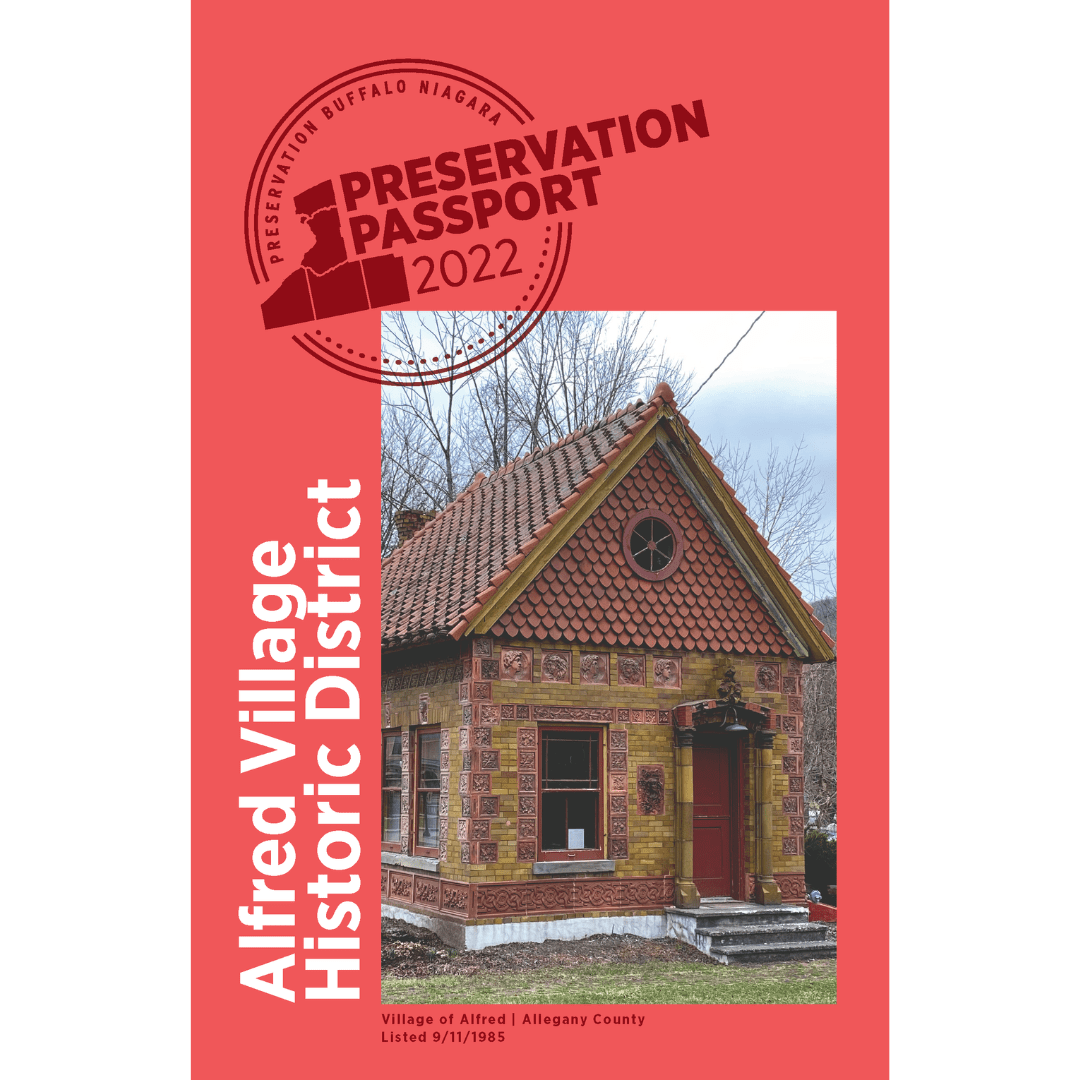 2022 Alfred Historic District, Alfred Preservation Buffalo Niagara
