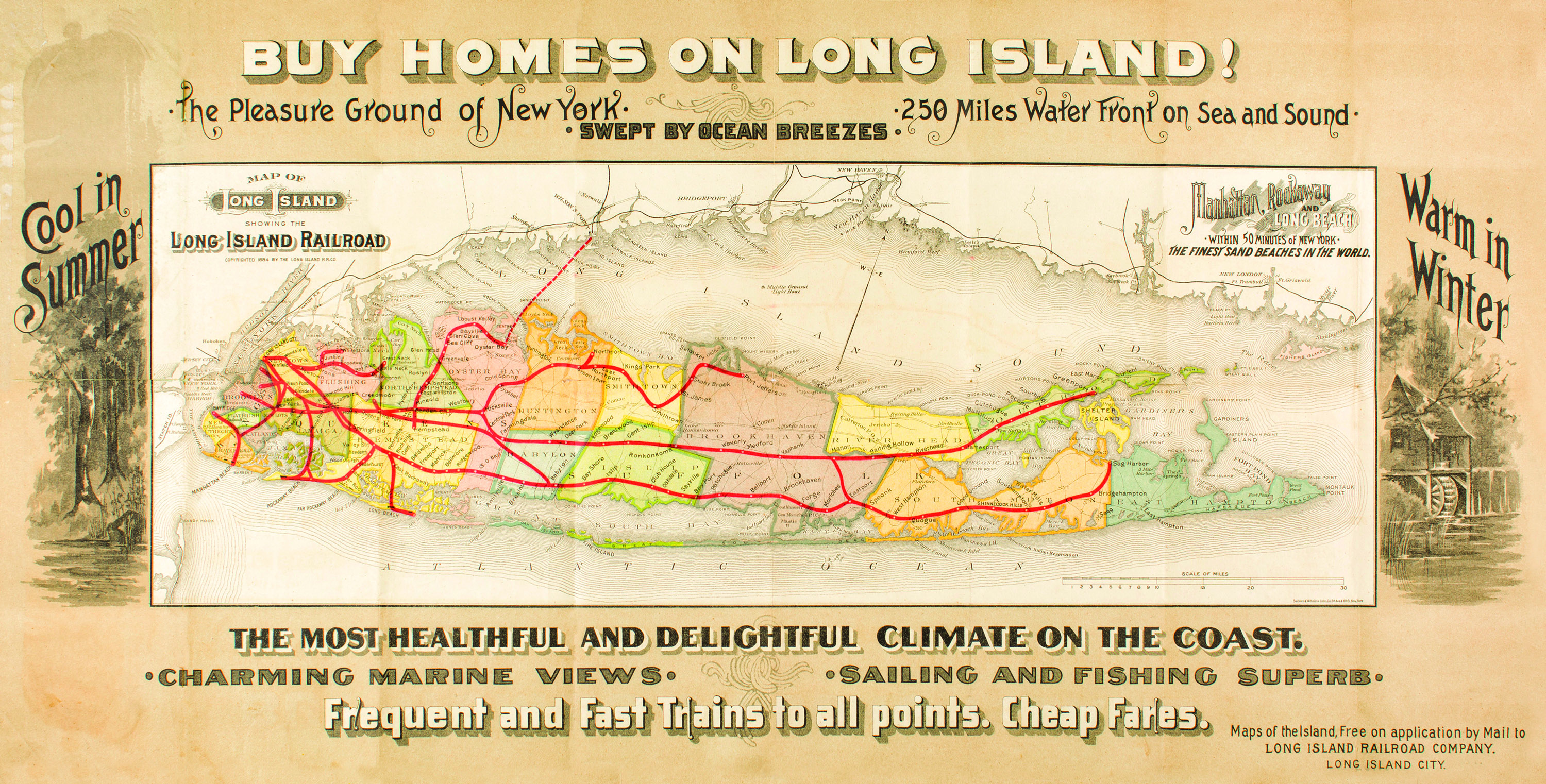 Past Exhibit “Selling Long Island Commercial Maps of the Late 19th