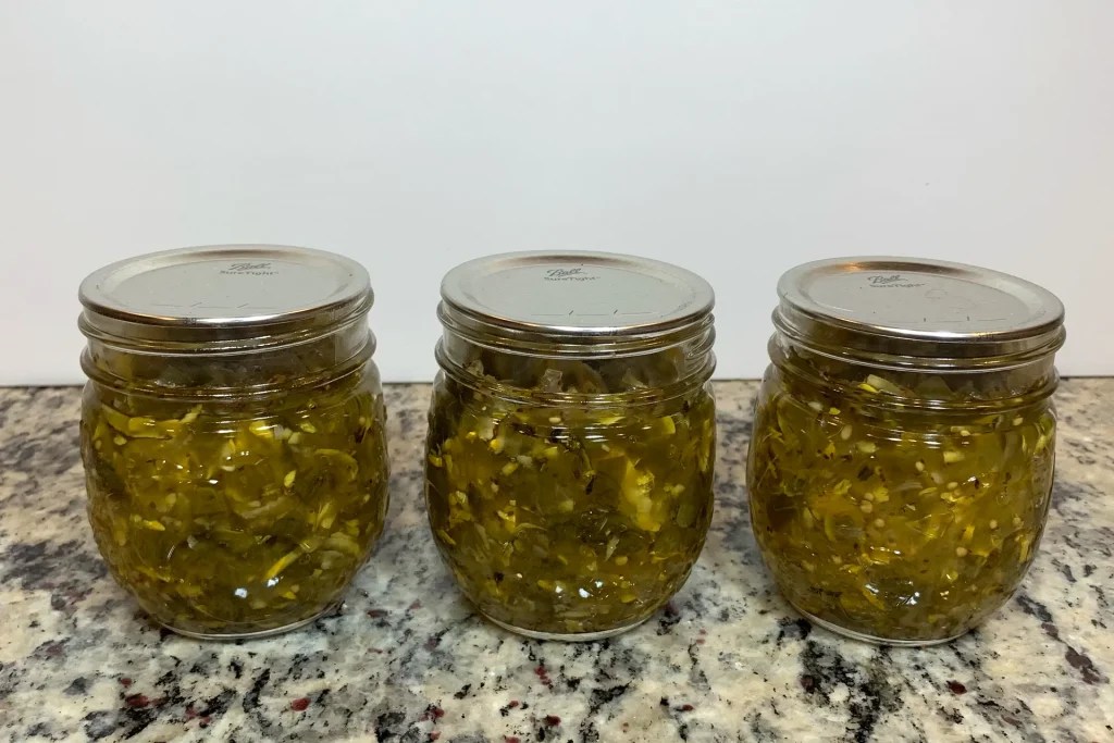 Zucchini Relish Recipe for Canning