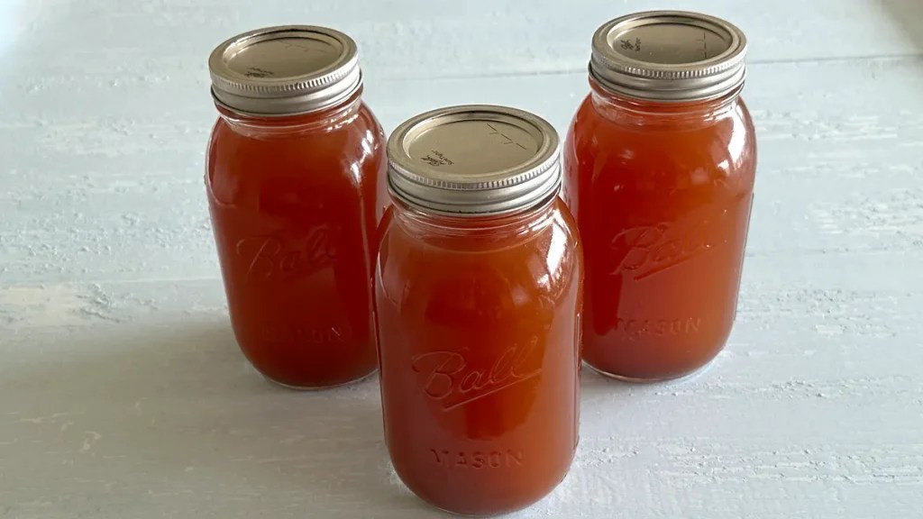 Pressure Canning Vegetable Stock